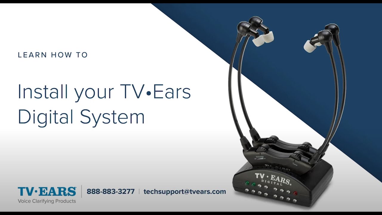 TV Ears - How to Install your TV Ears Digital System - Troubleshooting & Support