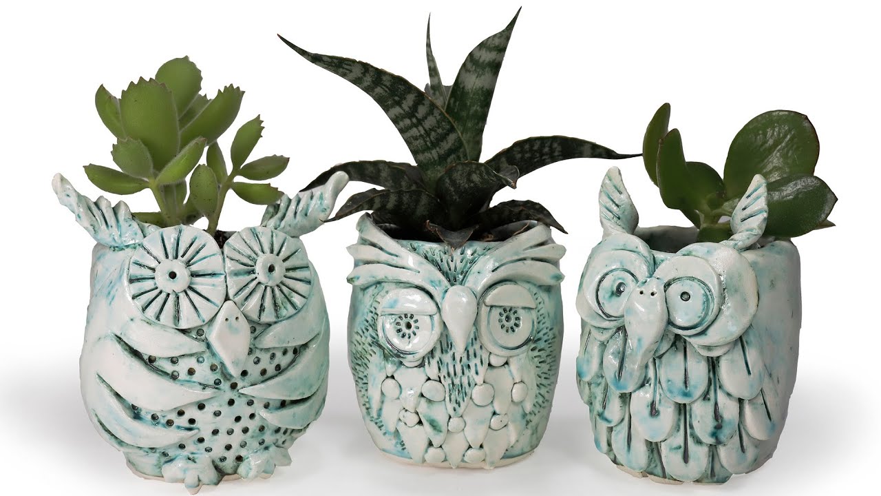 How to Make Owl Planter Pots