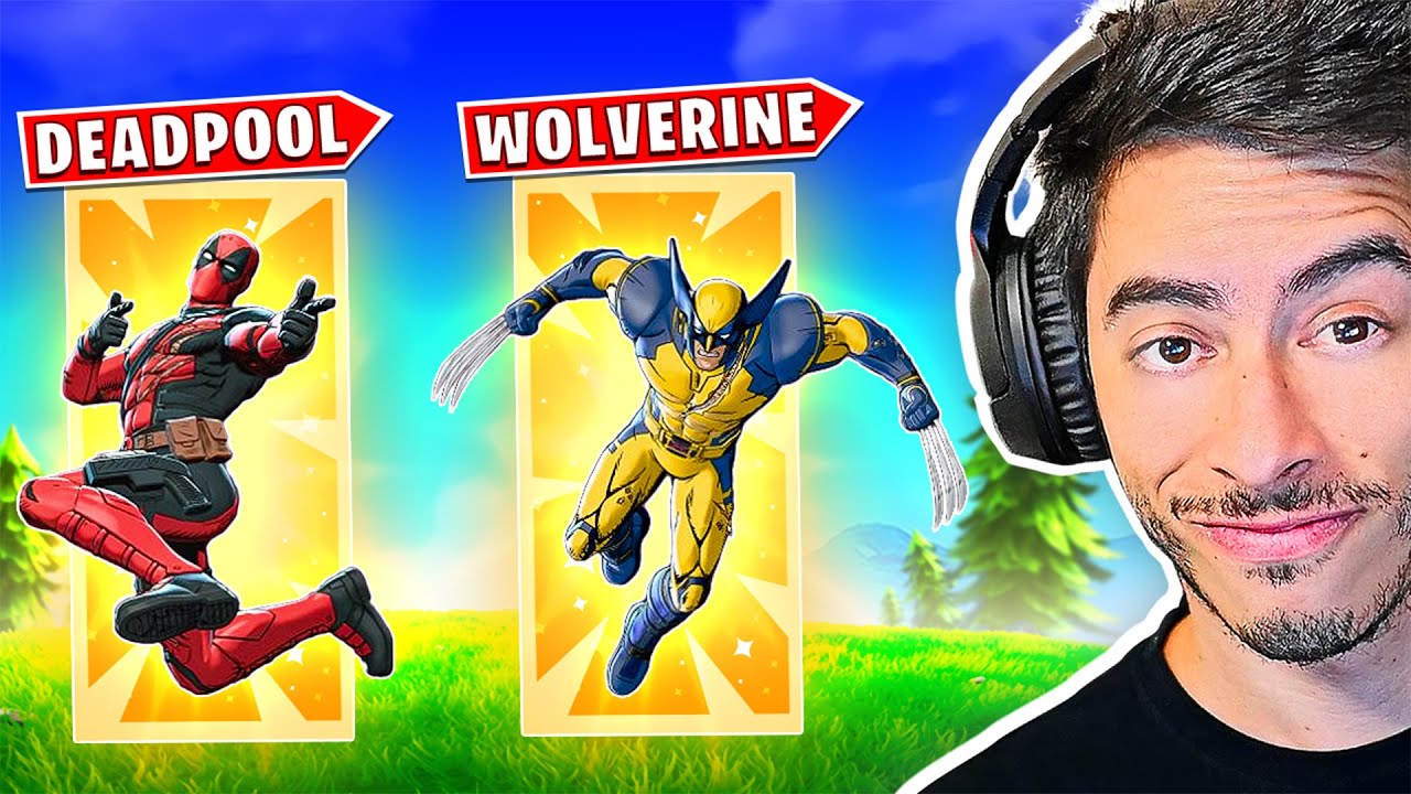 NOVO DEADPOOL E WOLVERINE CHEGARAM NO FORTNITE