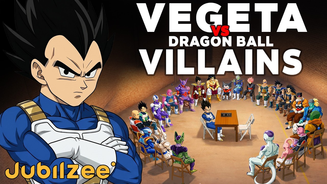 Вегета против 20 злодеев из Dragon Ball (пародия на юбилей)