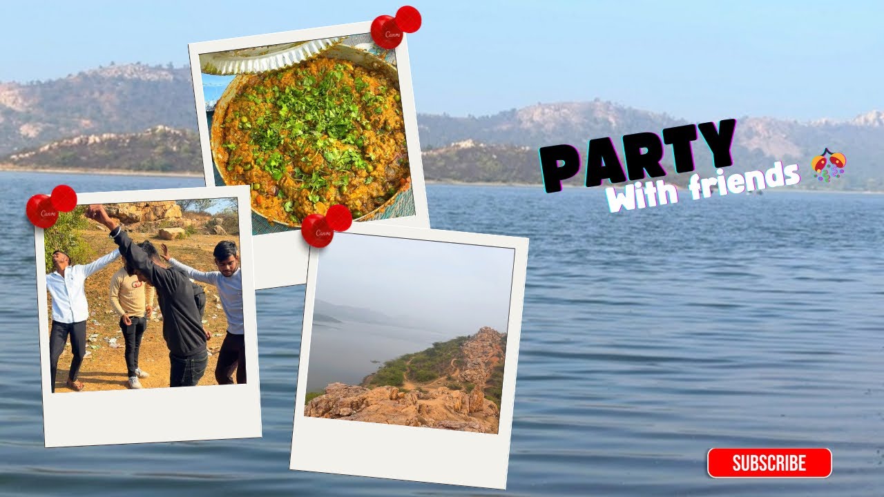 Party with friends at a beautiful spot 😍 ….  