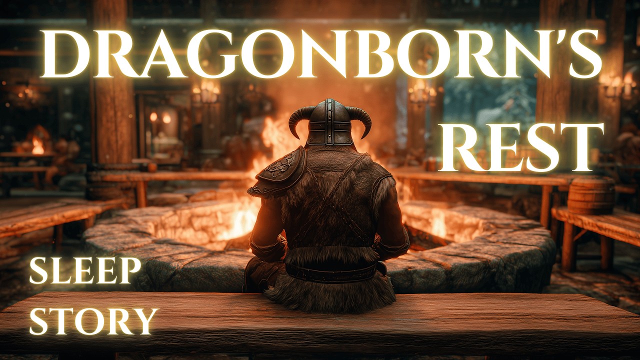 The Dragonborn's Rest | Skyrim ASMR Sleep Story & Tavern Ambience (No Combat, Just Sleep)