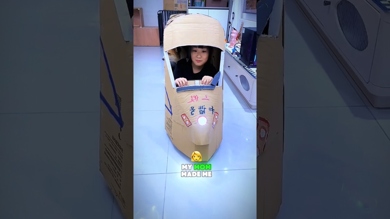 The Best Cardboard Train Ever 🤩