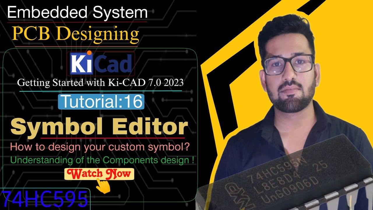 KiCAD 7 Tutorials - Create a Schematic Symbols in KiCad | How to Design Custom Symbols in KiCad?