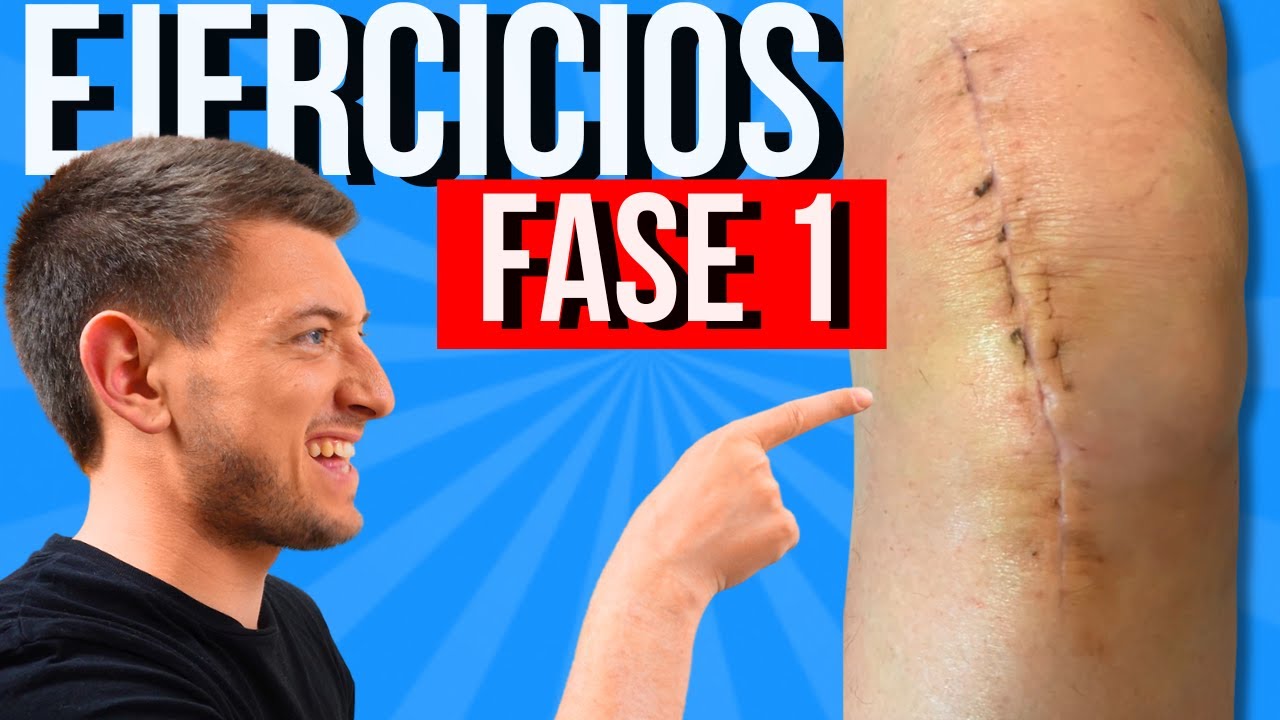 Ejercicios Para Prótesis de Rodilla o Reemplazo de Rodilla FASE 1 (Primeras Semanas tras la cirugía)