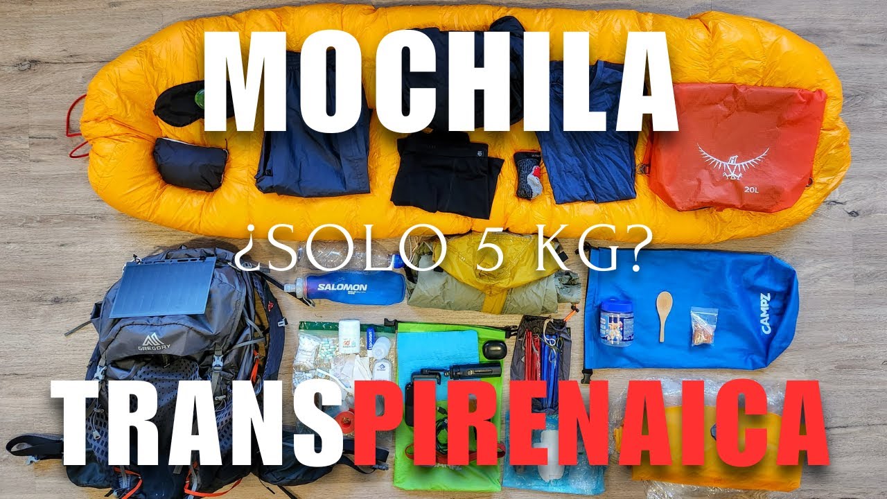 🎒 Mochila para mi Transpirenaica/GR11/HRP ⛺️