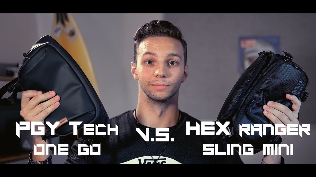 HEX ranger mini V.S. PGY Tech One GO sling bags