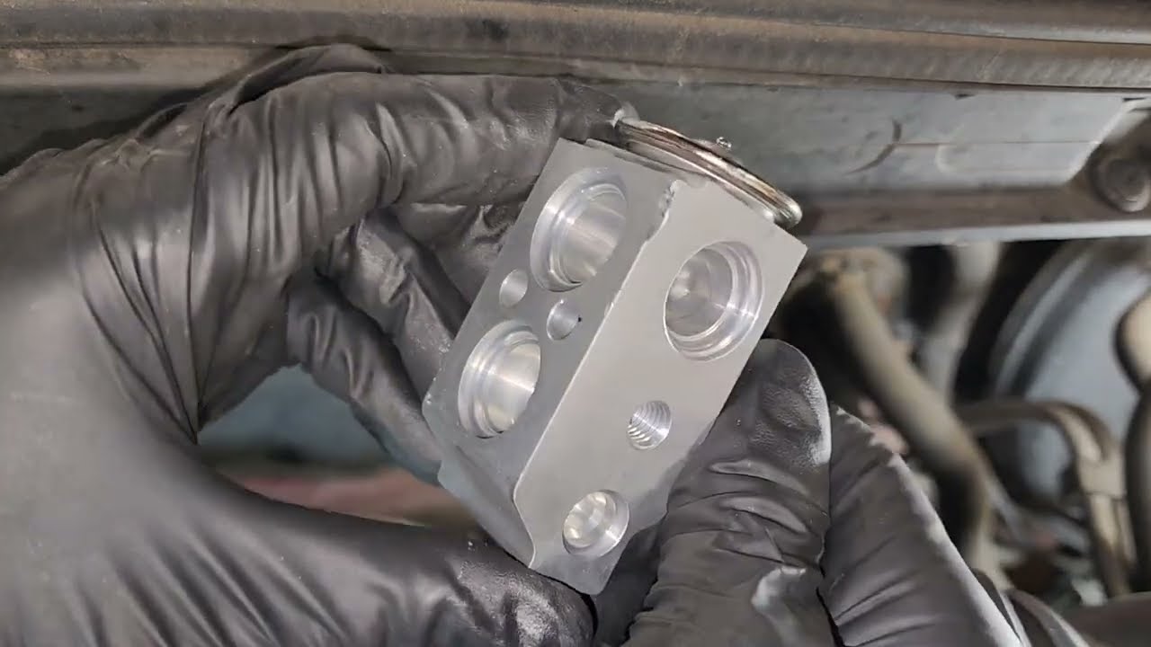 Замена компрессора кондиционера и расширительного клапана Hyundai Sonata