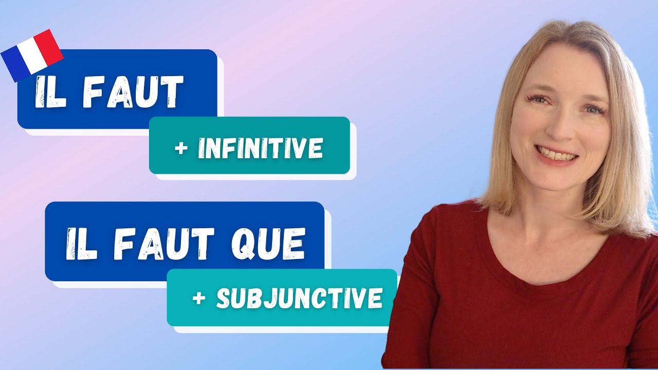 How To Use IL FAUT & IL FAUT QUE in French | French grammar