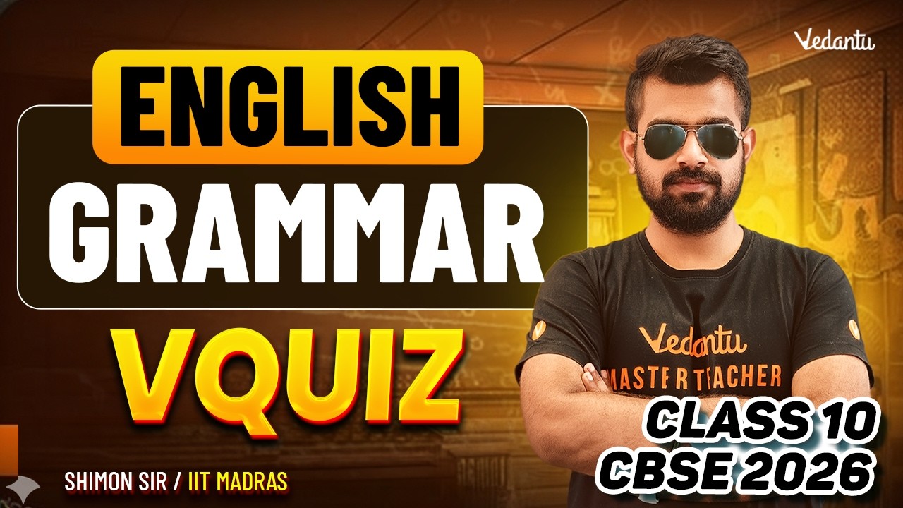 English Grammar VQuiz | Board Exam Special  | Class 10 English | CBSE 2026 | Shimon Sir