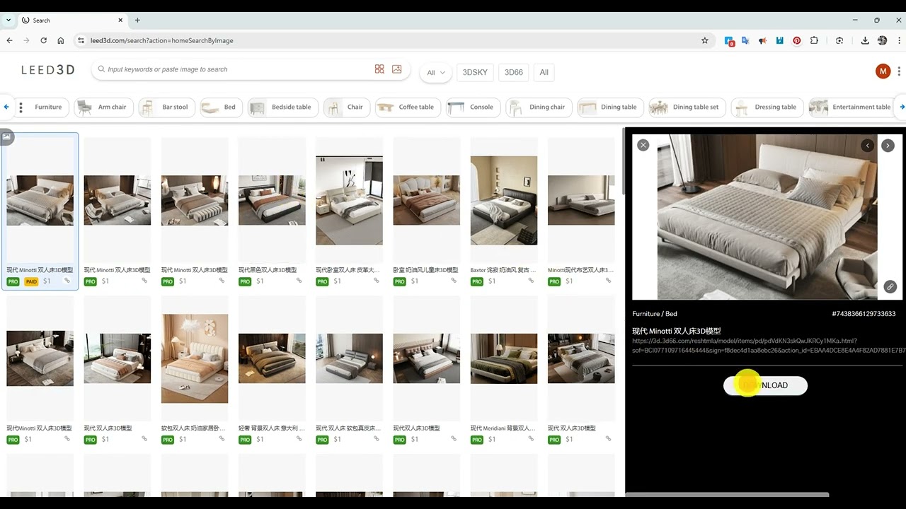 Re-download the PAID 3D Models for Free with Leed3D