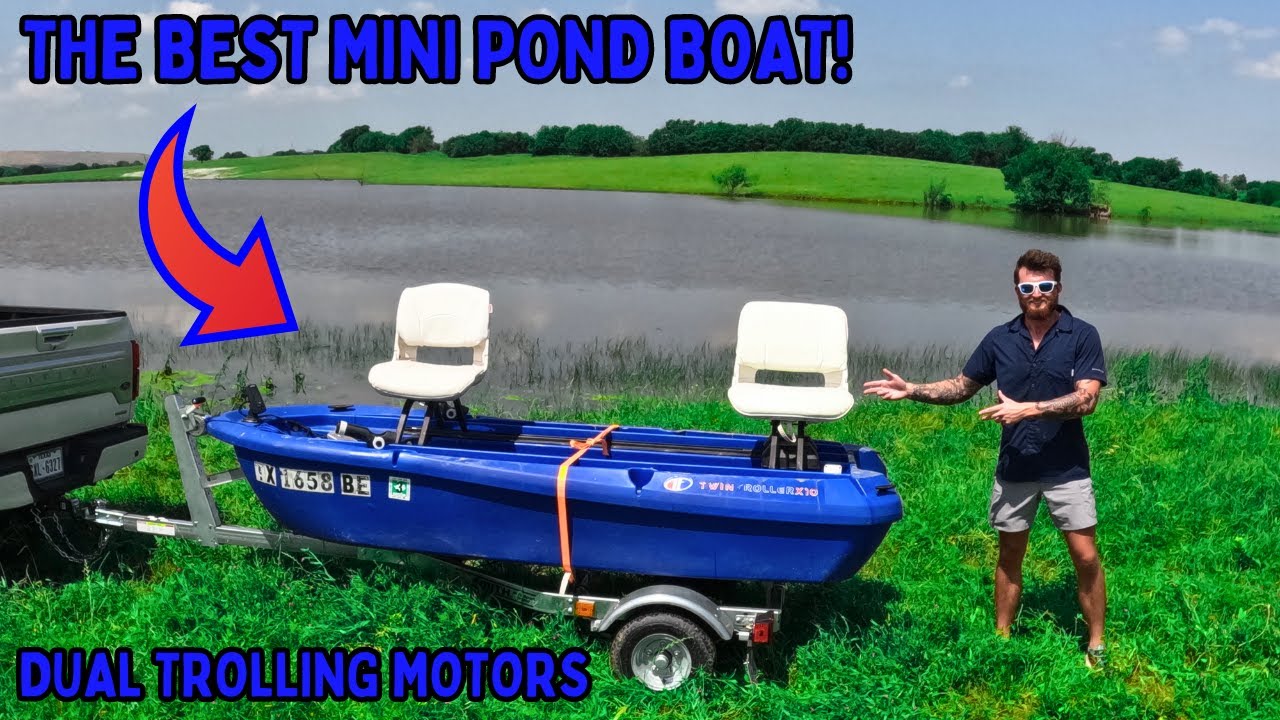 The BEST Mini Plastic Fishing Boat!! The Twin Troller X10