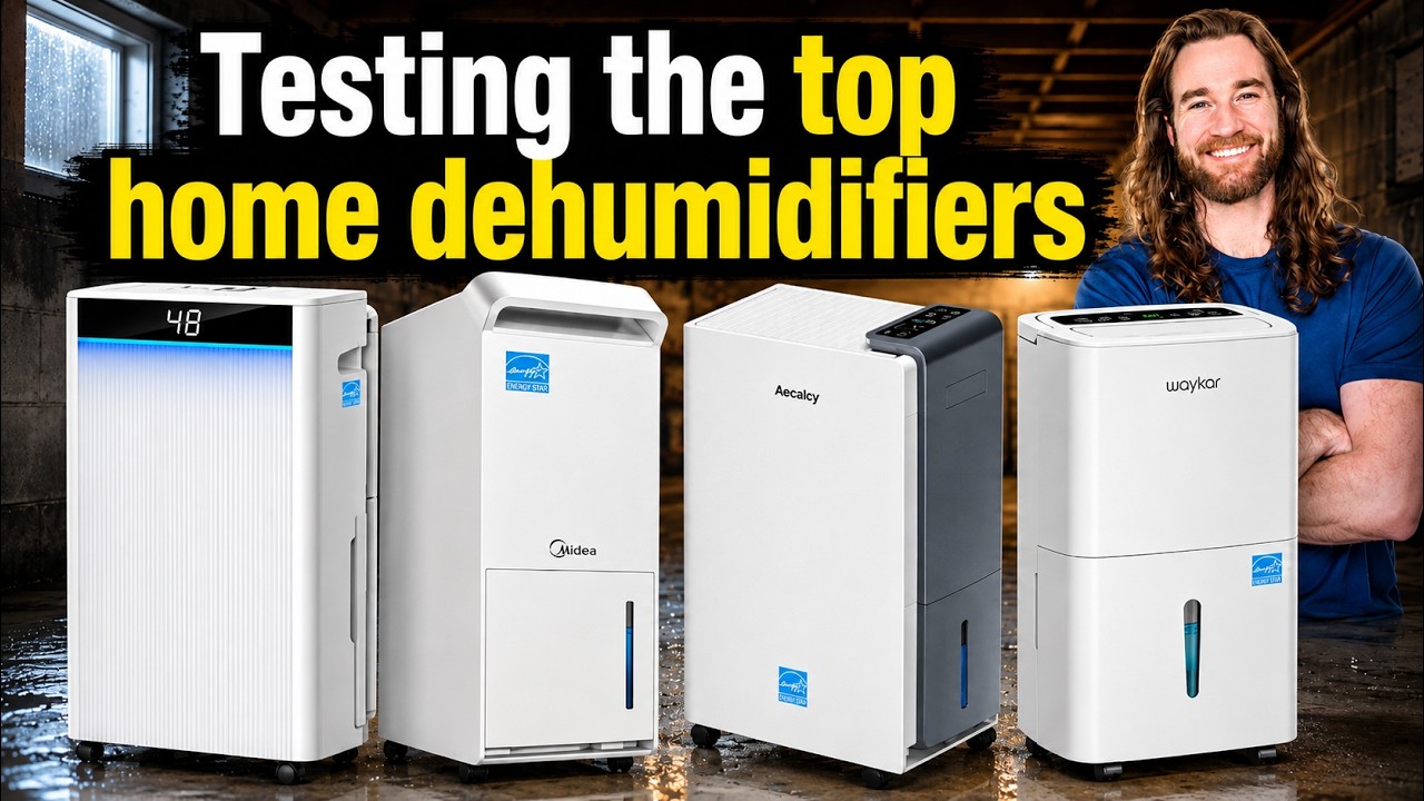 5 Top-Rated Dehumidifiers Tested - Which One Removes the Most Moisture?