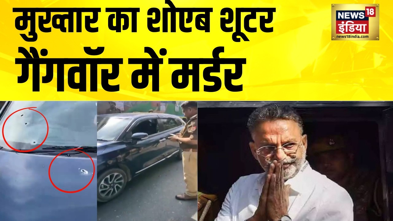 मुख्तार का शोएब शूटर, गैंगवॉर में मर्डर | UP News | Mukhtar Ansari | Yogi Adityanath | Hindi News