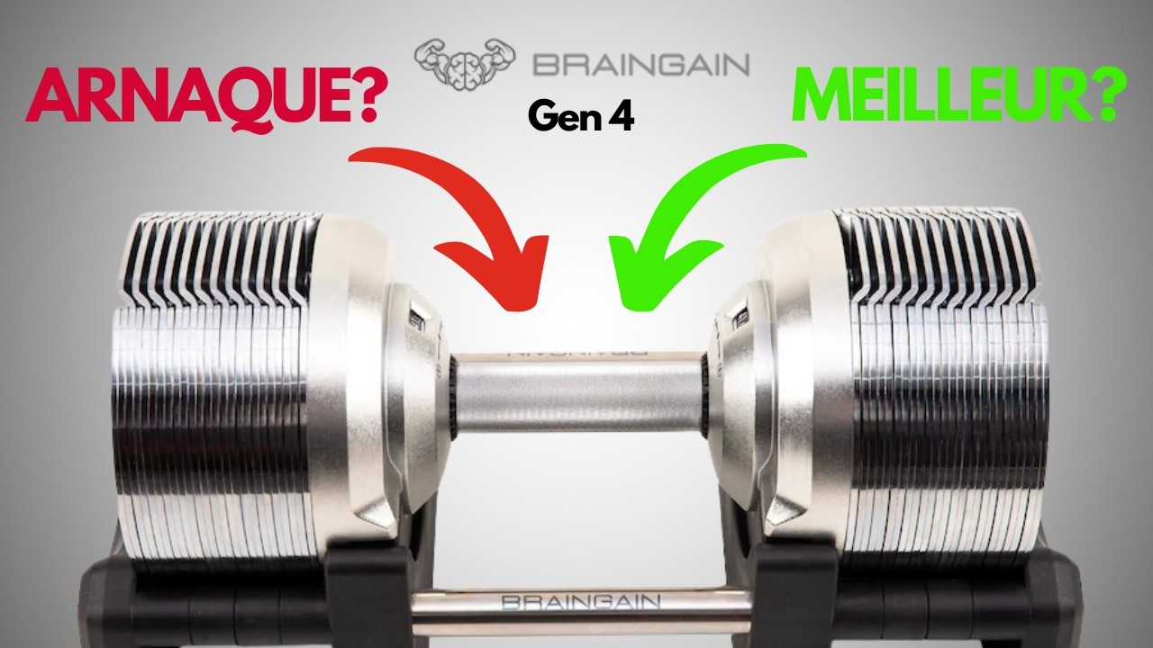 BRAINGAIN 41.5 Kg | Les Halt&egrave;res R&eacute;glable les plus Compacts | Test & Avis