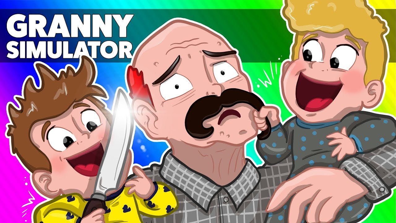 🔥 BABCIATHISS I DWÓCH WNUCZKÓW?! TO ZA WIELE! | GRANNY SIMULATOR