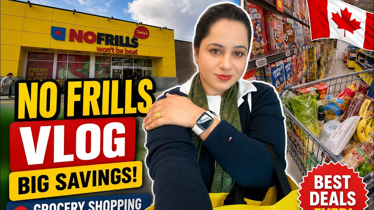 No Frills Grocery Shopping in Canada 🇨🇦 | Affordable Grocery Prices & Daily Life in Canada 