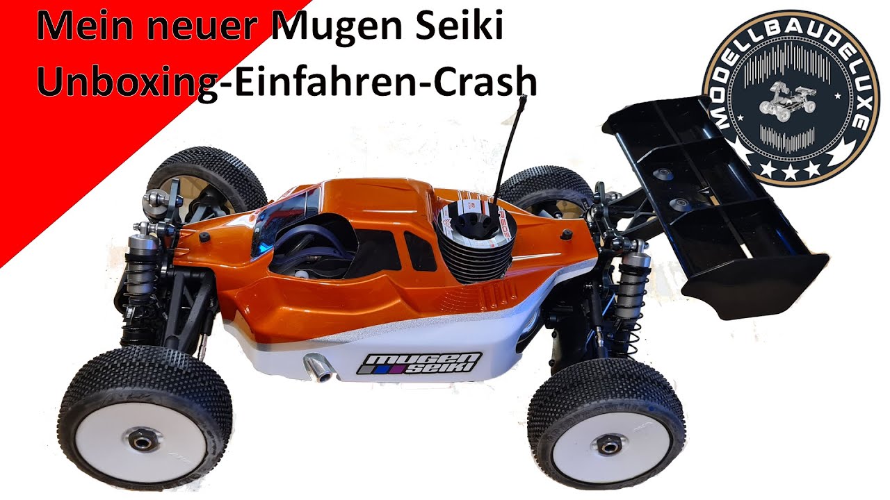 Mein neuer Mugen Seiki - Unboxing - Einfahren und der große Crash