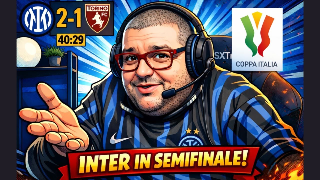 🏆COPPA ITALIA🏆QUARTI DI FINALE [INTER-TORINO]🎙️RADIOCRONACA🎙️!sub !prime !dona !social !calcioez