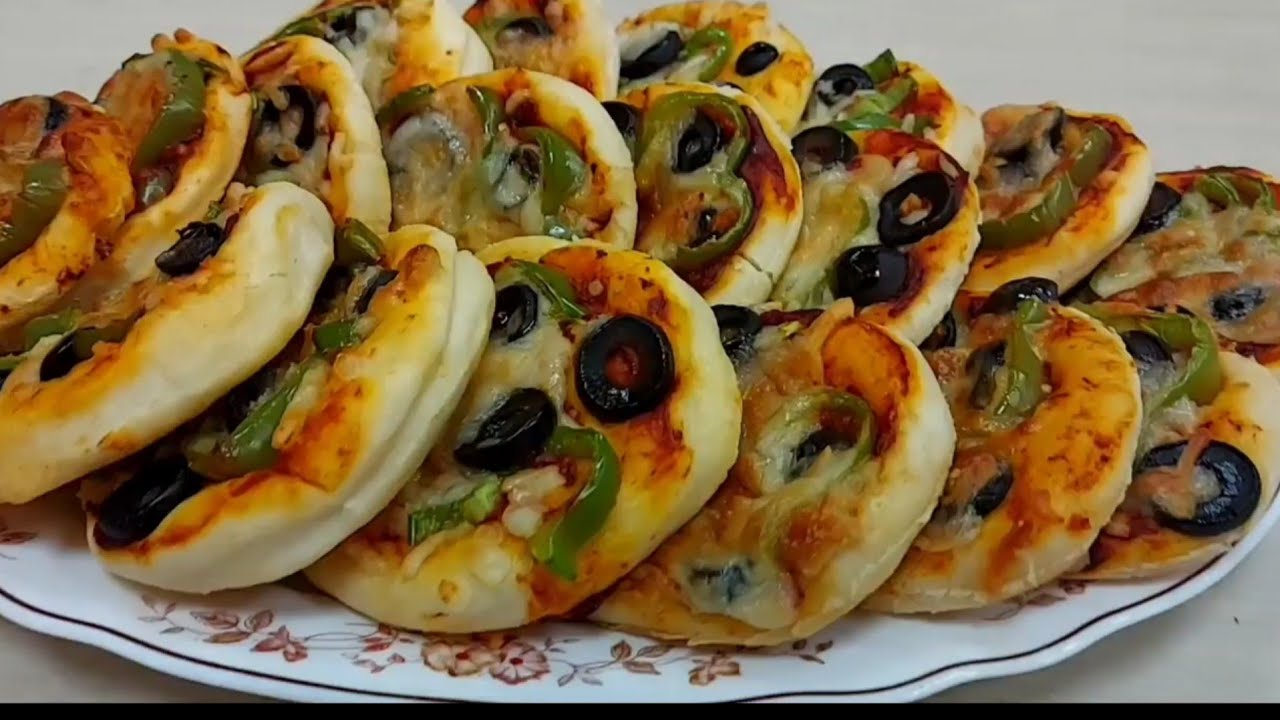 ሚኒ ፒዛ አሰራር(mini pizza)