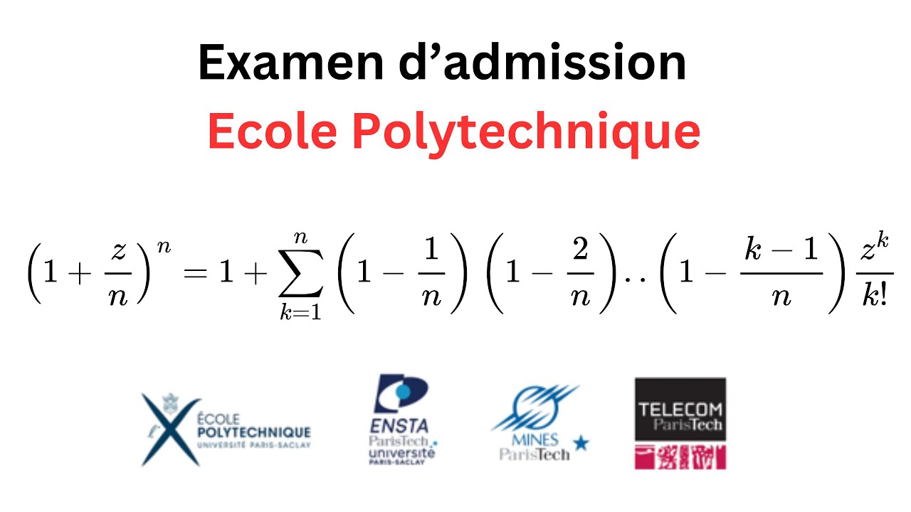 Concours d'Admission de L'X (École Polytechnique de Paris )2019