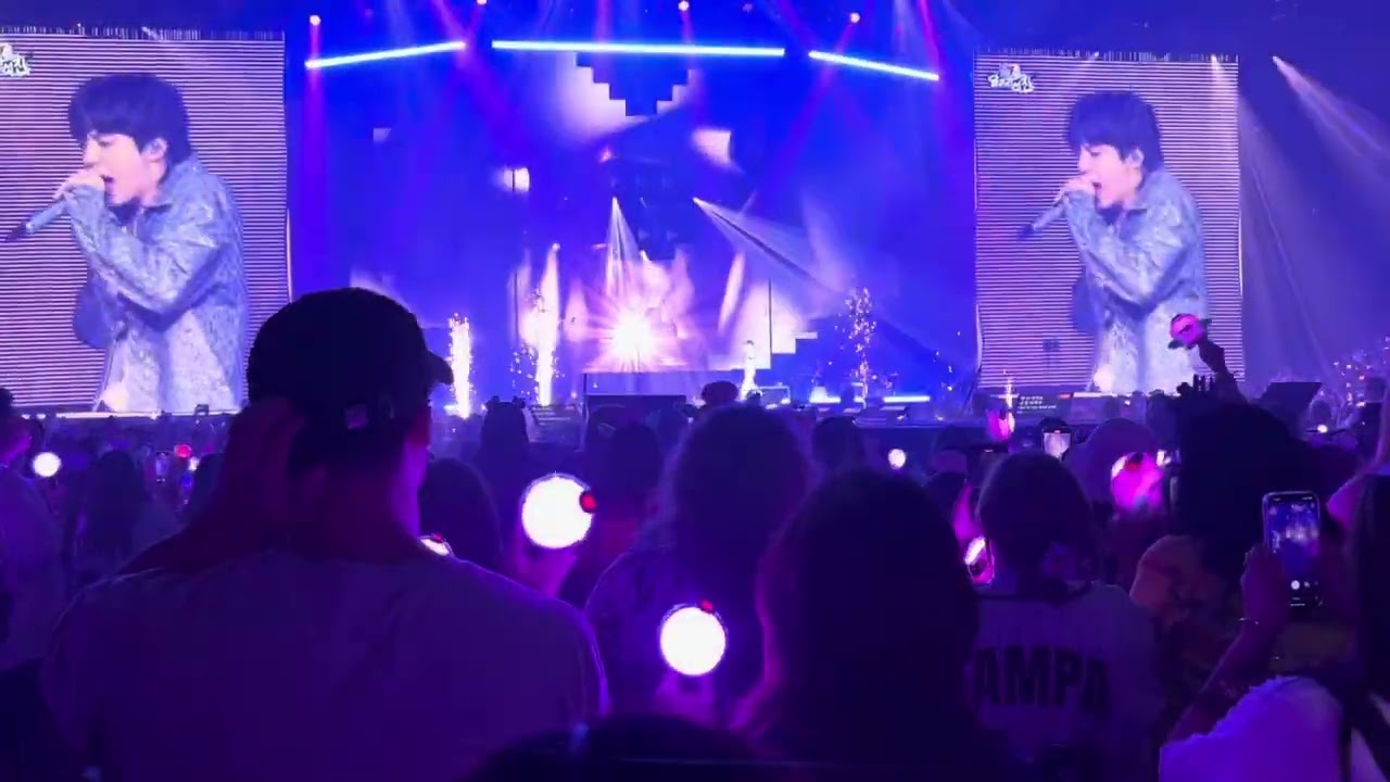 Jin TAMPA Falling 7th row center stage view!!!