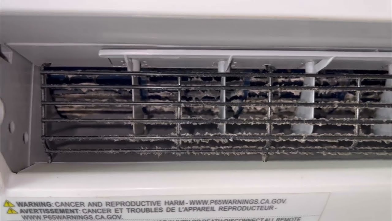 Nettoyage d'une thermopompe murale (Avant Apr&egrave;s) - Duraclim