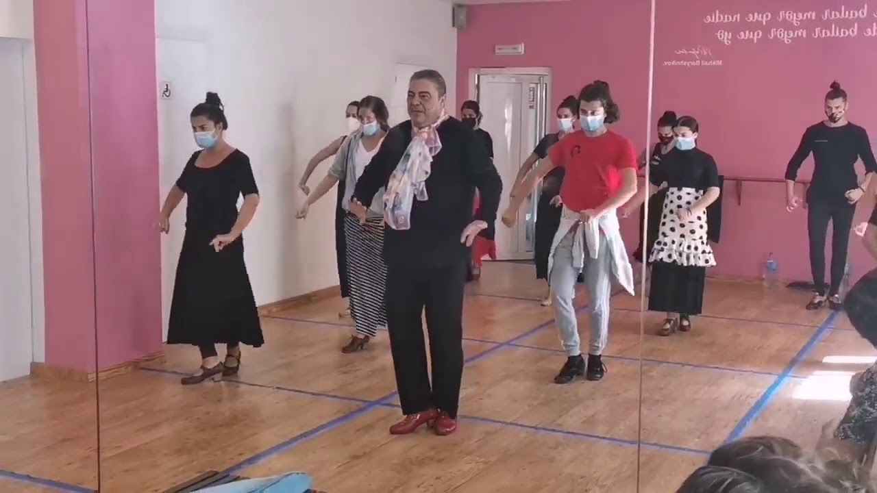 MasterClass de baile flamenco del Bailaor Antonio Canales. Mijas Málaga