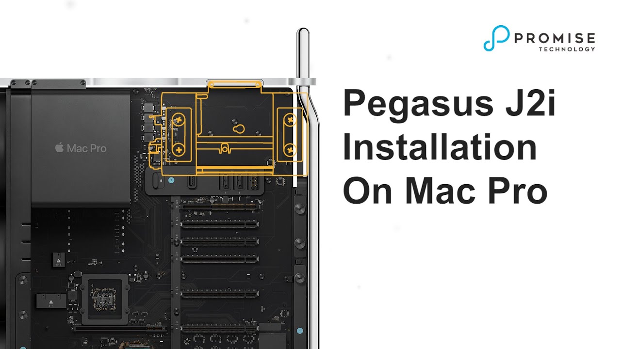 1-Minute Pegasus J2i   Installation on Mac Pro