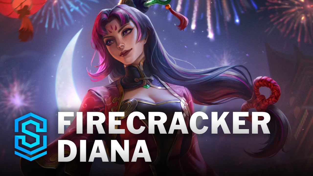 Firecracker Diana Skin Spotlight - League of Legends