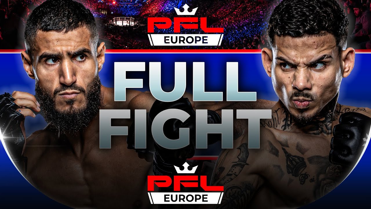 Spinning Elbow KO! | Anas Azizoun v Gustavo Oliveira | Full Fight | PFL Europe 2 2025