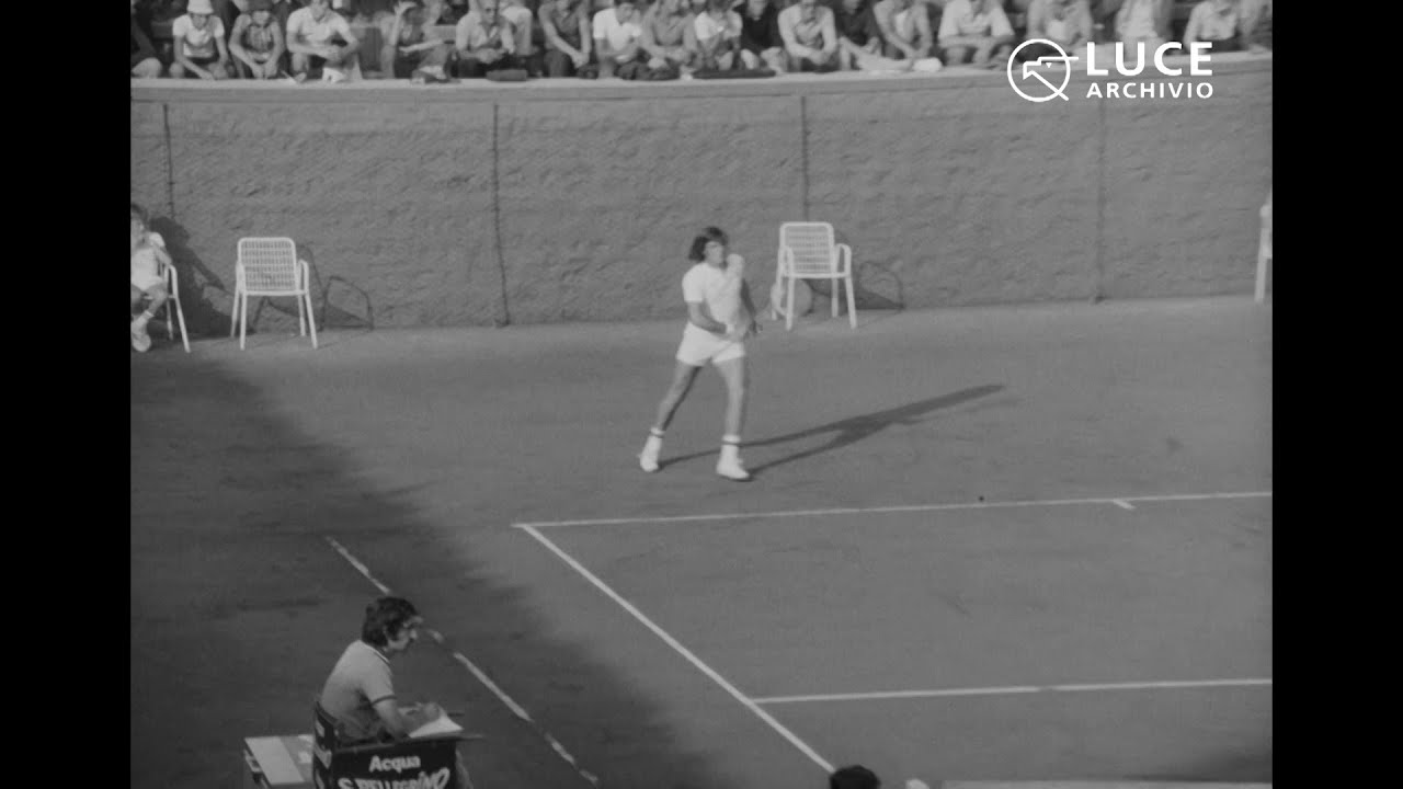 Adriano Panatta conquista la maglia tricolore, 1973