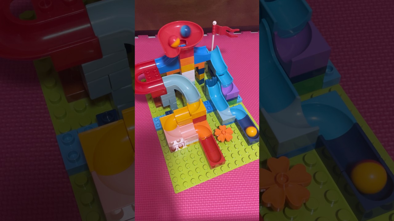 Satisfying Marble Run ASMR ✨02241 🟡🔴🔵 #marblerun #asmr #BratenelaBrats