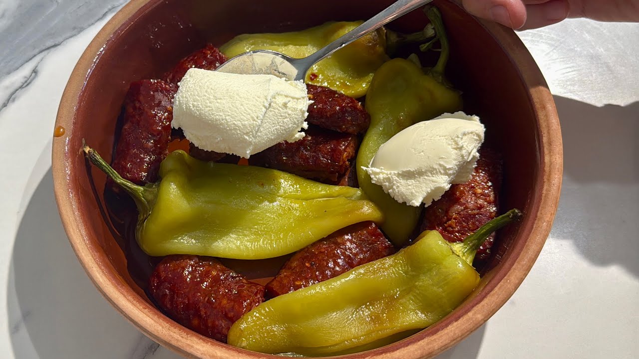 Piperki i Sudžuk vo Tava 👌🤤