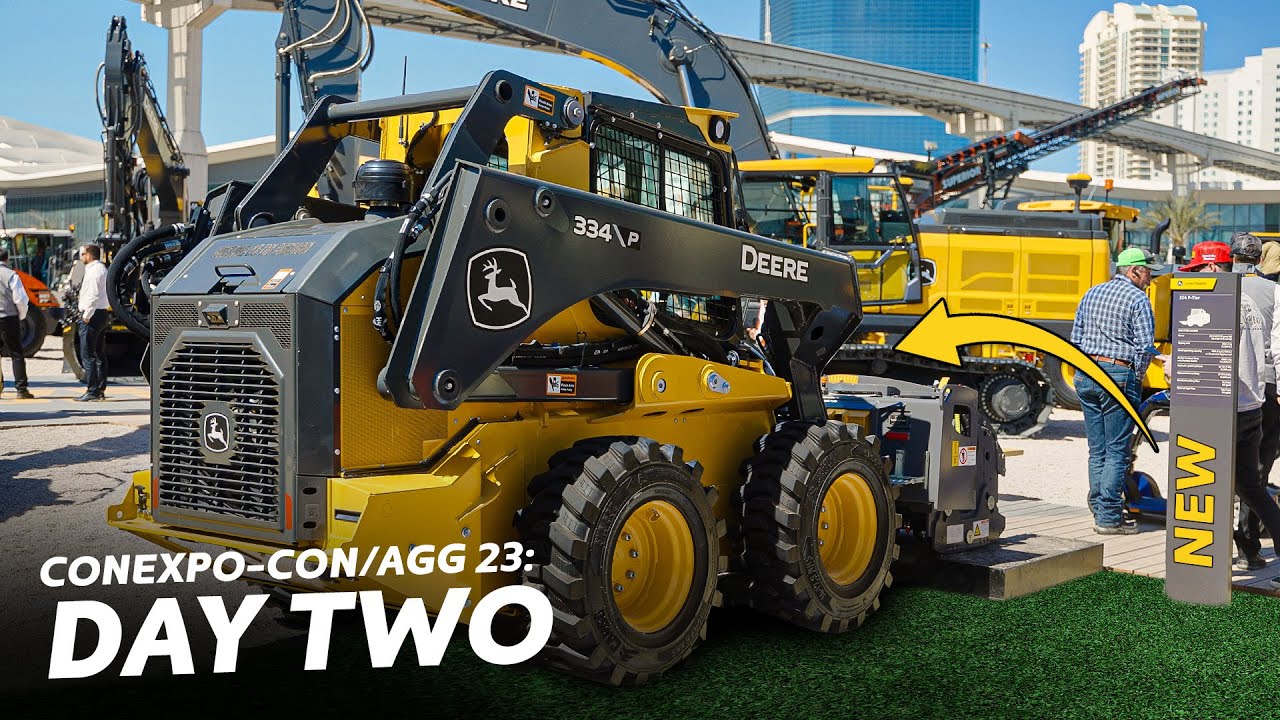 @JohnDeere 334 P-Tier Skid Steer equipped w/ @WirtgenGroup technology  [PART 2 OF 3]