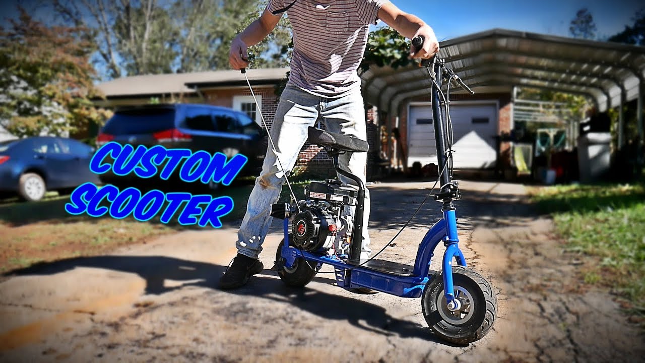 79cc Predator Scooter Build Часть 2