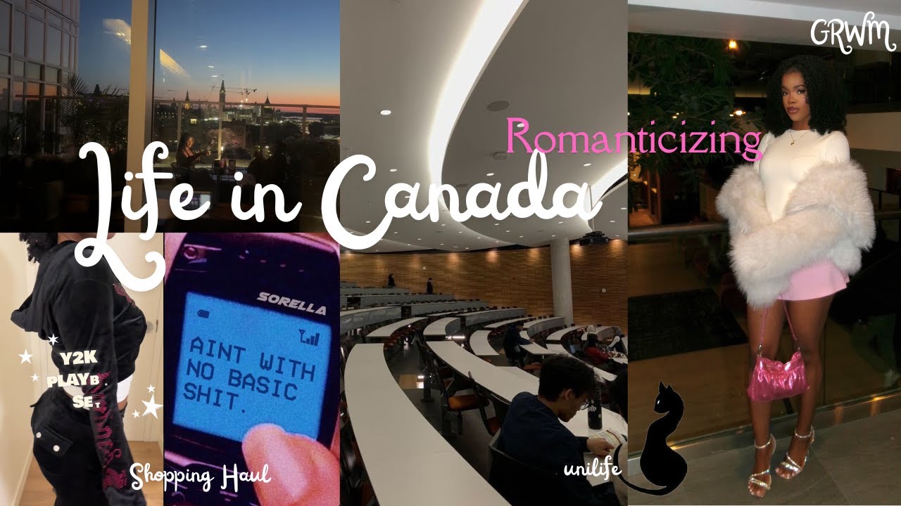 Weekly Vlog Canada 🎀 Vie d’Étudiante, Shopping, H&M Haul, Perruques, GRWM & Cours