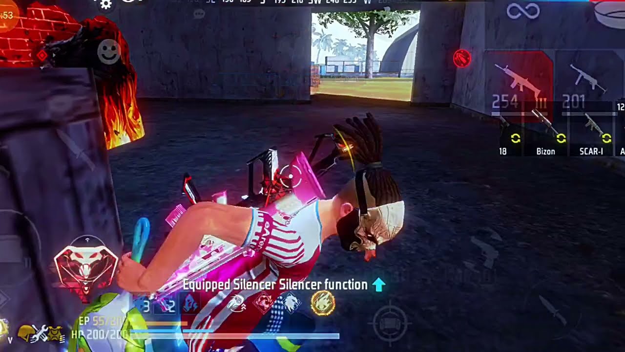 Free Fire MAX - 20 KILLS Gameplay (BEST GUNS!) SOLO VERSUS SQUAD EN BR RANK