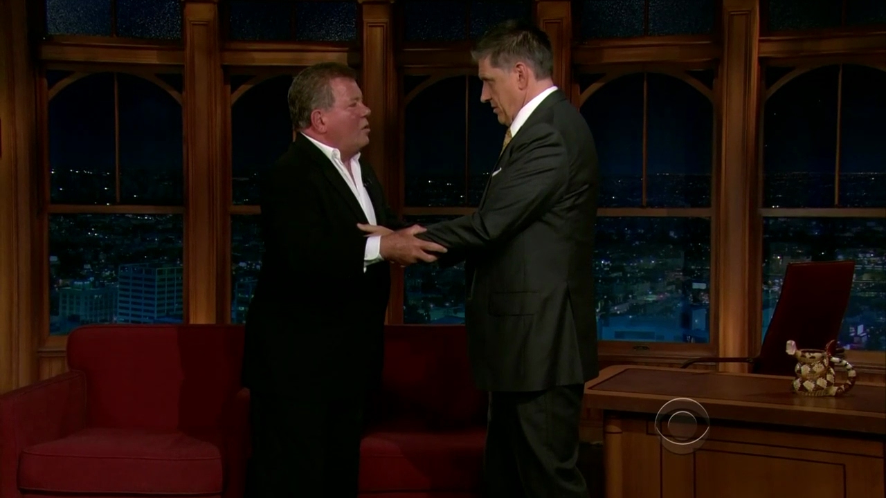Late Late Show with Craig Ferguson 6/26/2012 William Shatner, Breckin Meyer