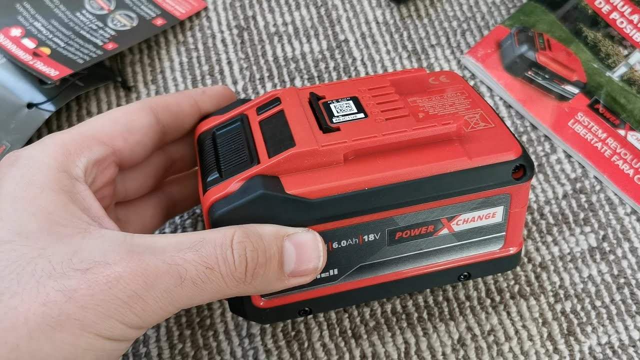 Аккумулятор EINHELL MULTI-Ah Power X-Change Plus 18 В 4,0–6,0 А·ч макс. 1350 Вт — распаковка, обз...