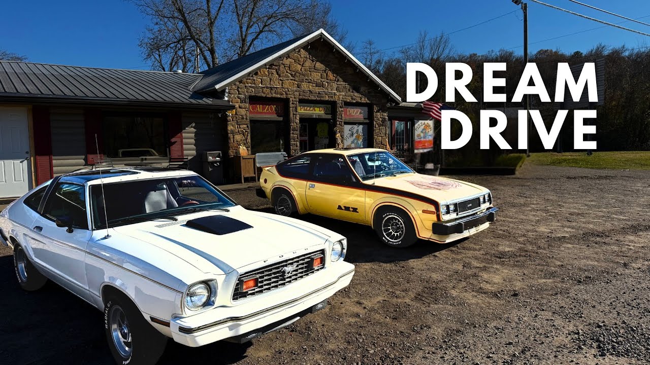 Нирвана достигнута на AMC Spirit AMX 1979 года и Mustang II 1978 года во время нашего живописного...