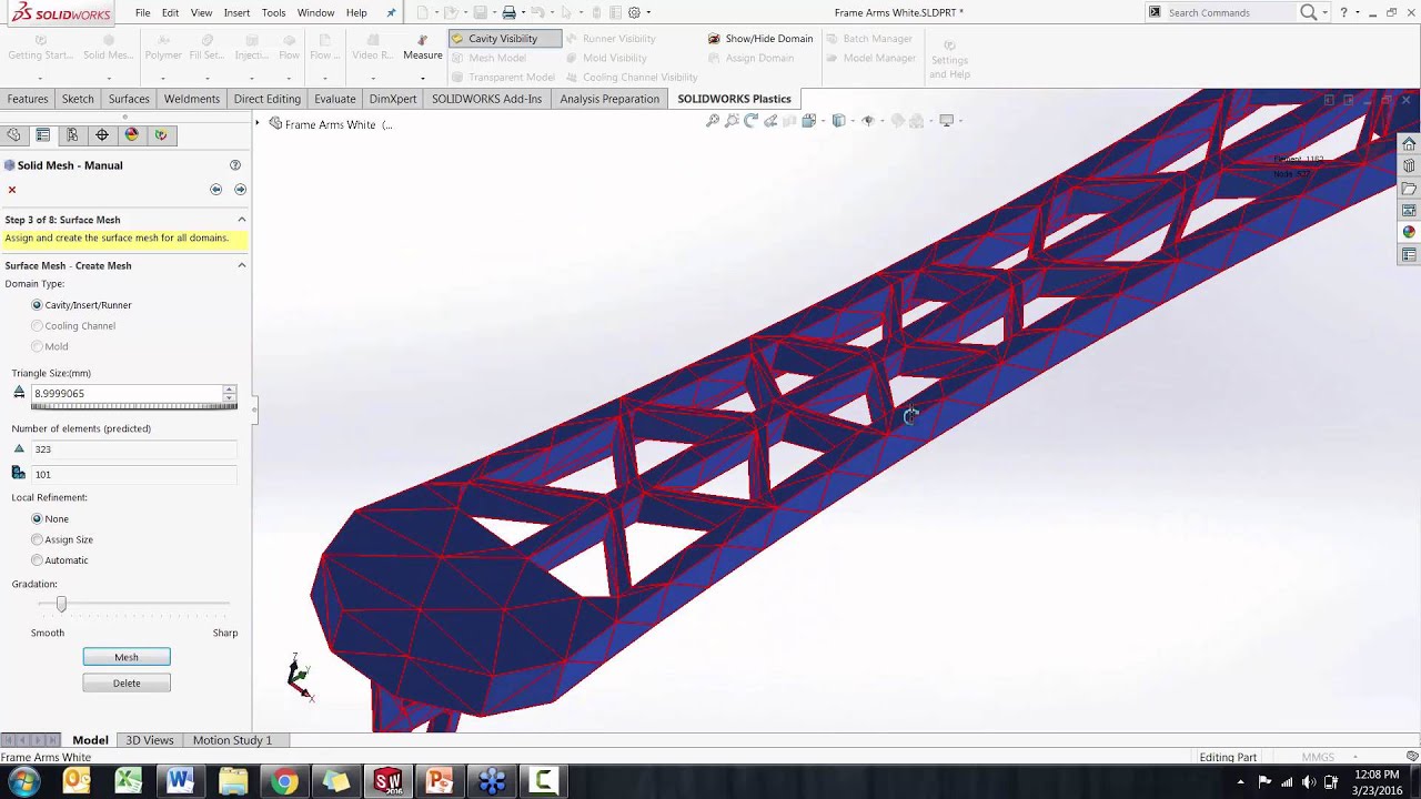 SOLIDWORKS Plastics - Injection Molding Insights