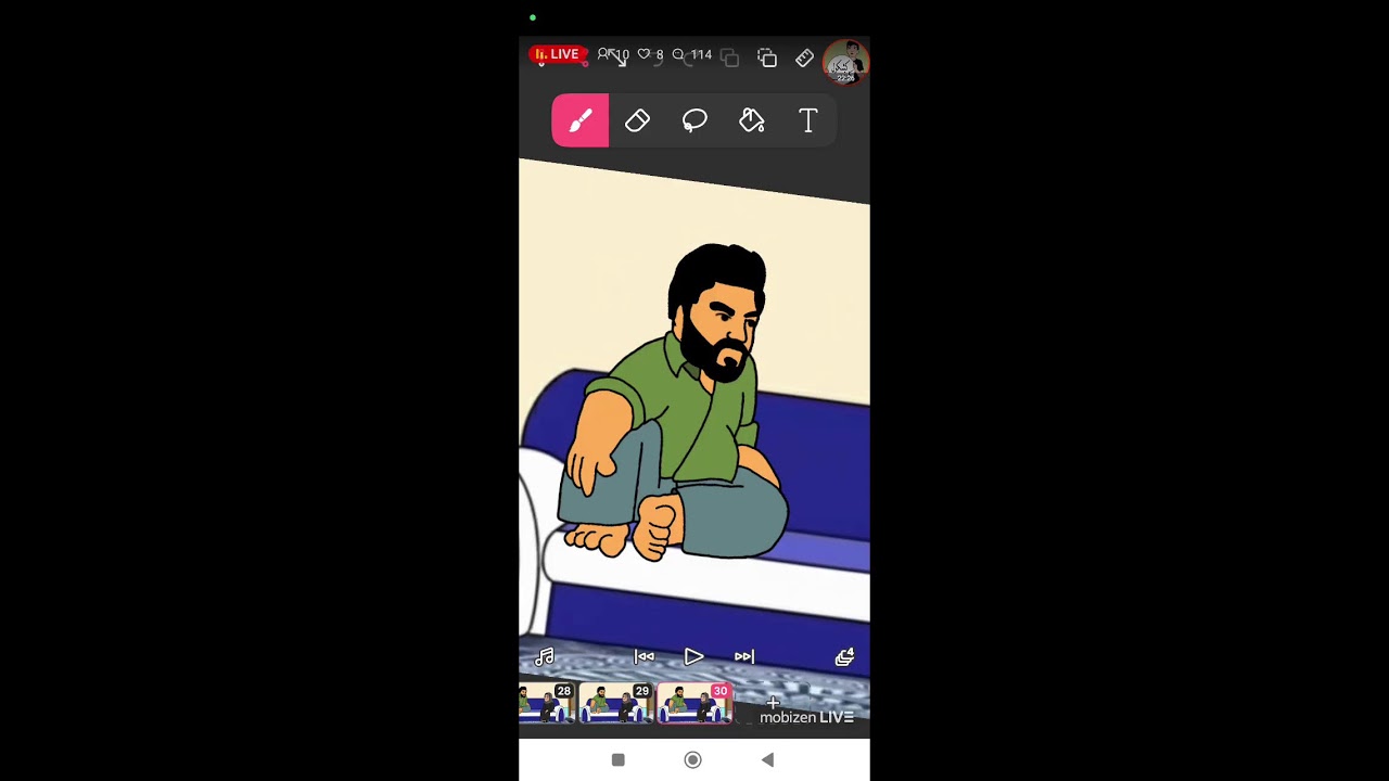 تعال وشوفني شلون ارسم في flipaclip