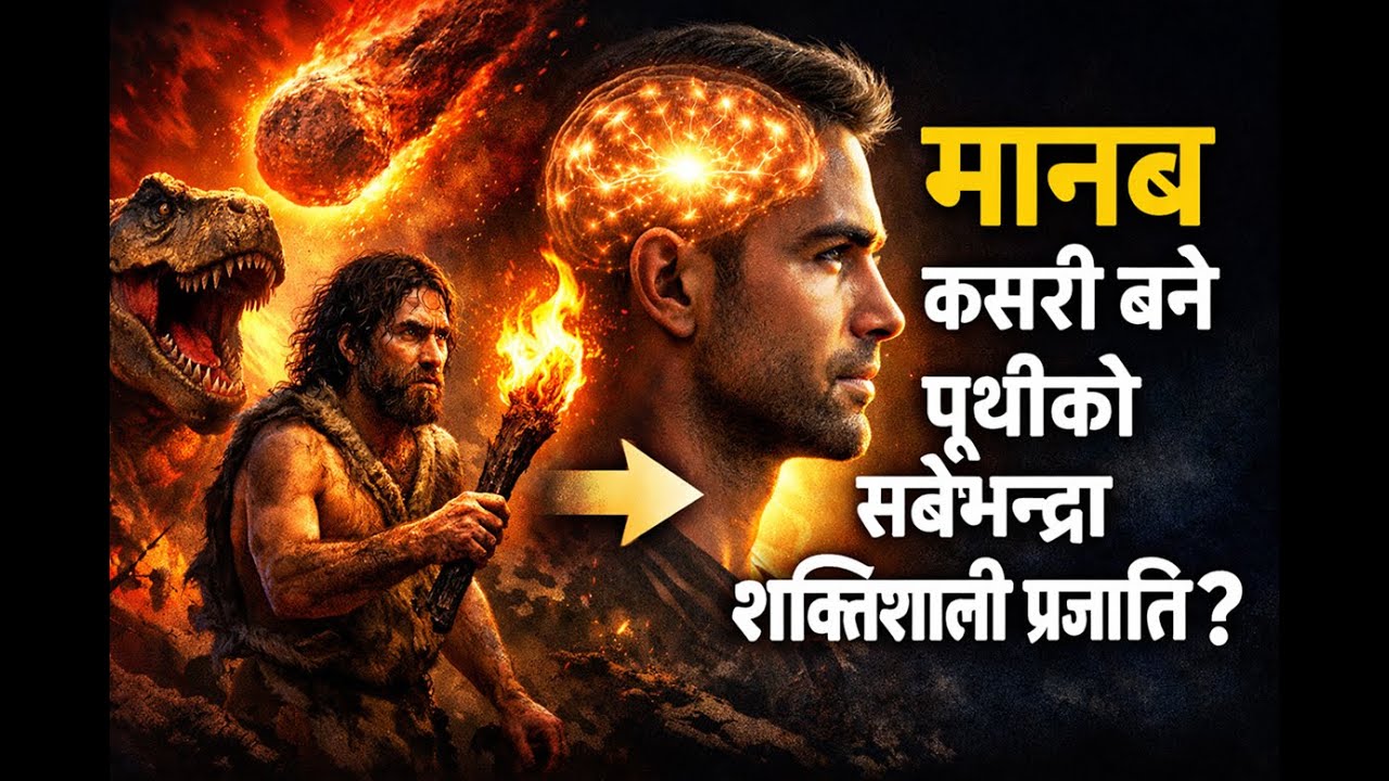 मानव कसरी बने पृथ्वीको सबैभन्दा शक्तिशाली प्रजाति? | Evolution Explained in Nepali