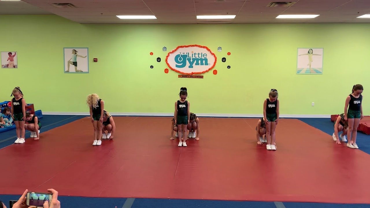 The Little Gym Jets Gymnastics Team Halloween Performance