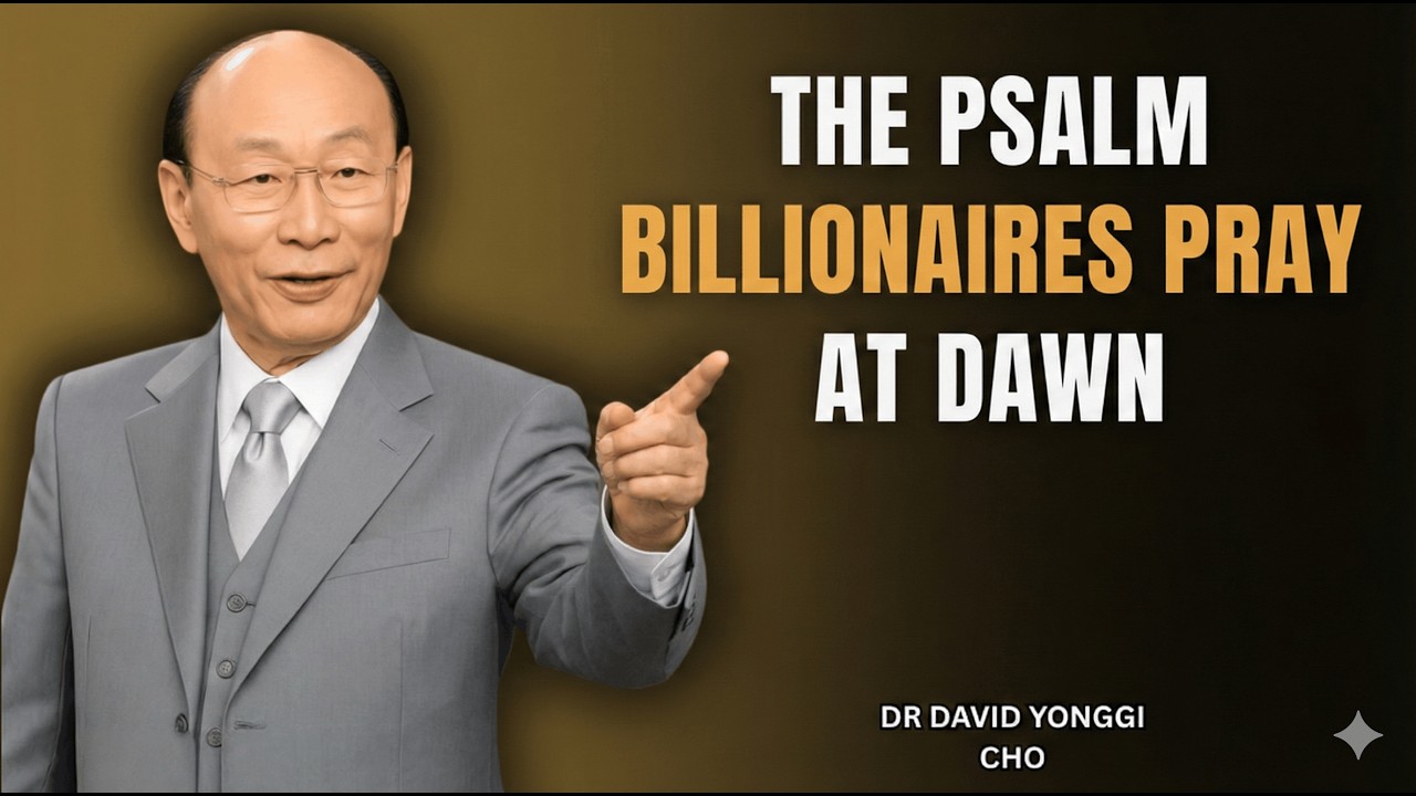 The Psalm Billionaires Pray at Dawn — Why Your Pastor Never Mentions It | YONGGI CHO