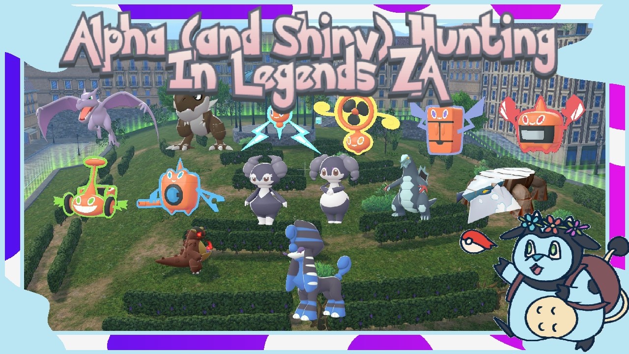 Alpha (and Shiny) Hunting in Legends ZA - Day 1