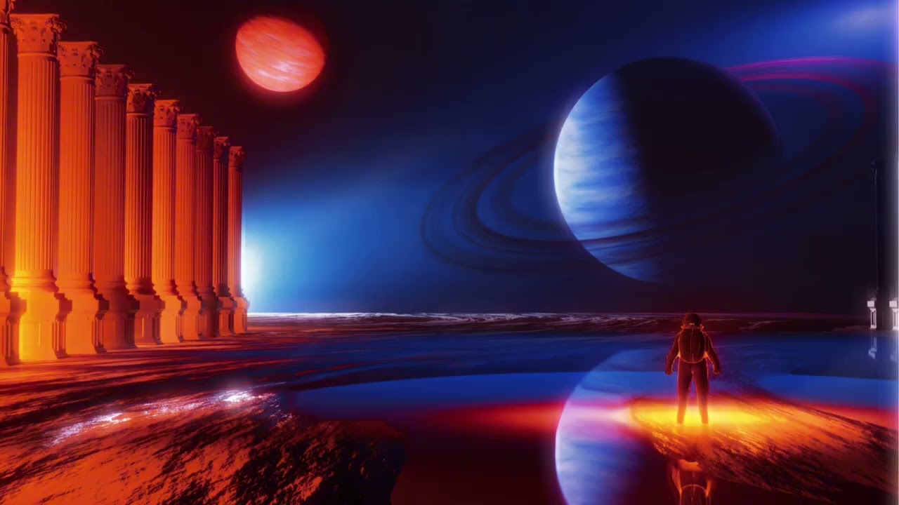 Relaxing Futuristic Ambient Music | Deep Space Soundtrack for Focus & Sleep