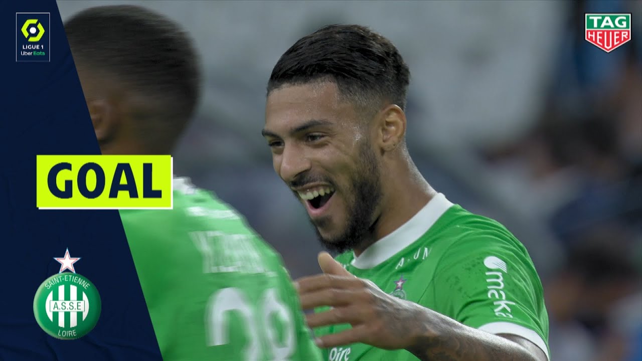 Goal Denis BOUANGA (75' AS SAINT-&Eacute;TIENNE) OLYMPIQUE DE MARSEILLE - AS SAINT-&Eacute;TIENNE (0-2) 2020/2021