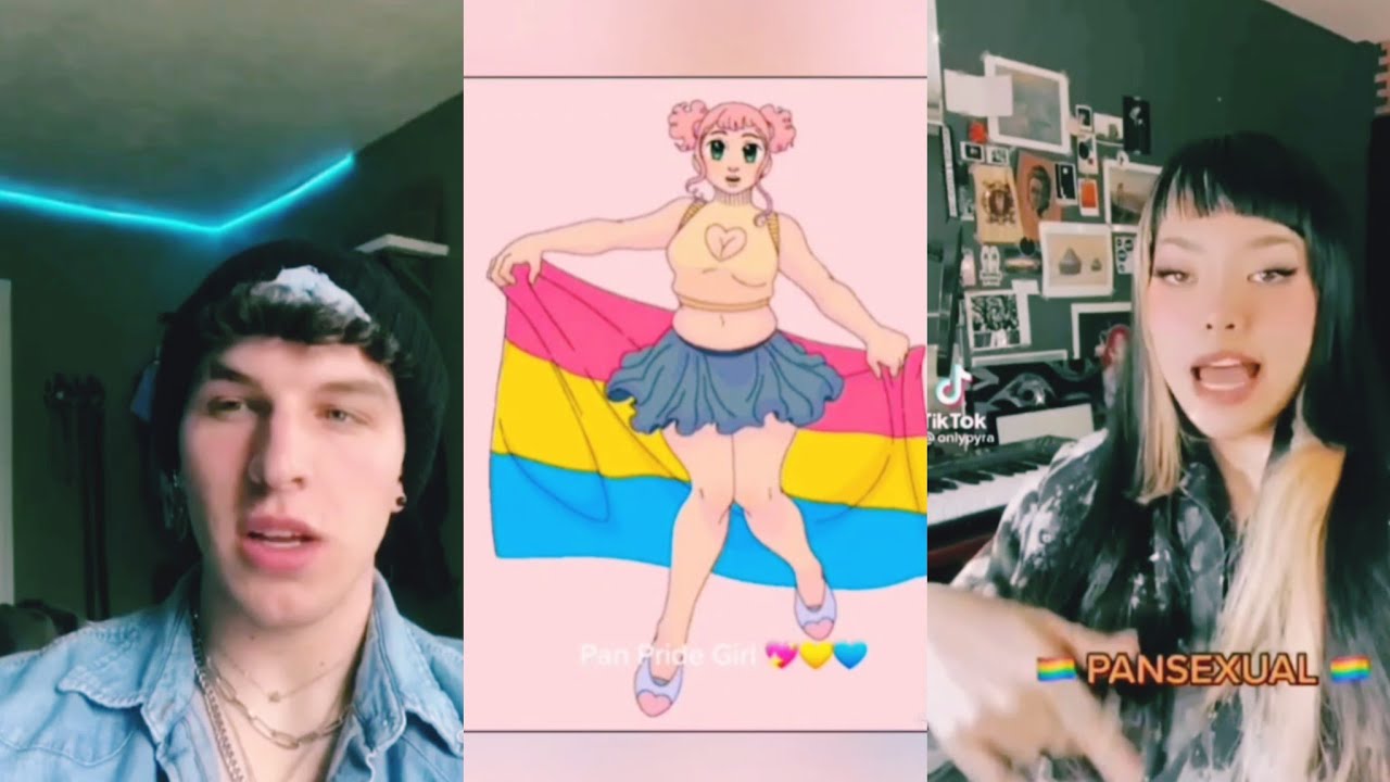pansexual tiktoks compilation (happy pride month 😘🌈)
